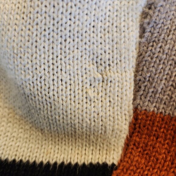 VINTAGE MICHAEL SIMON DOG EMBELLISHED CARDIGAN SWEATER, MULTI-COLOR, SIZE SMALL - Picture 15 of 15